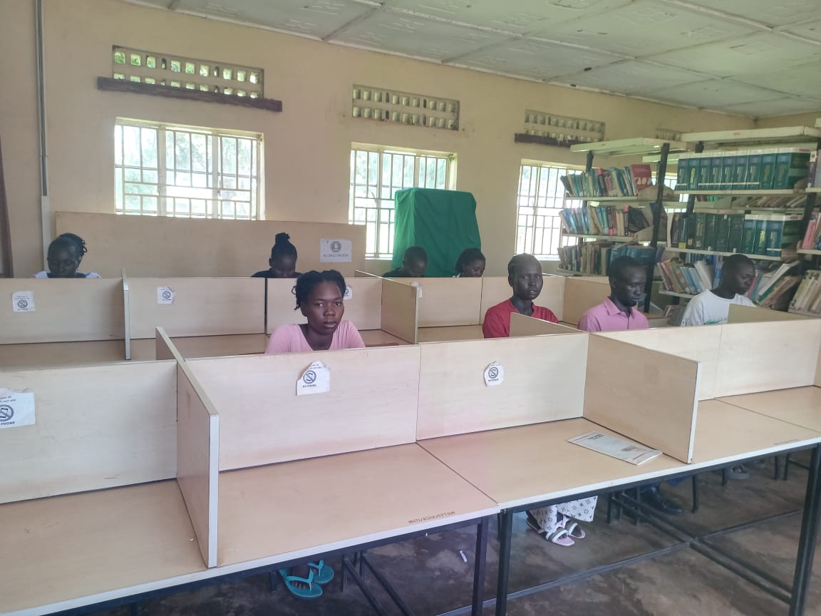 Students in the MHSI Resource Centre